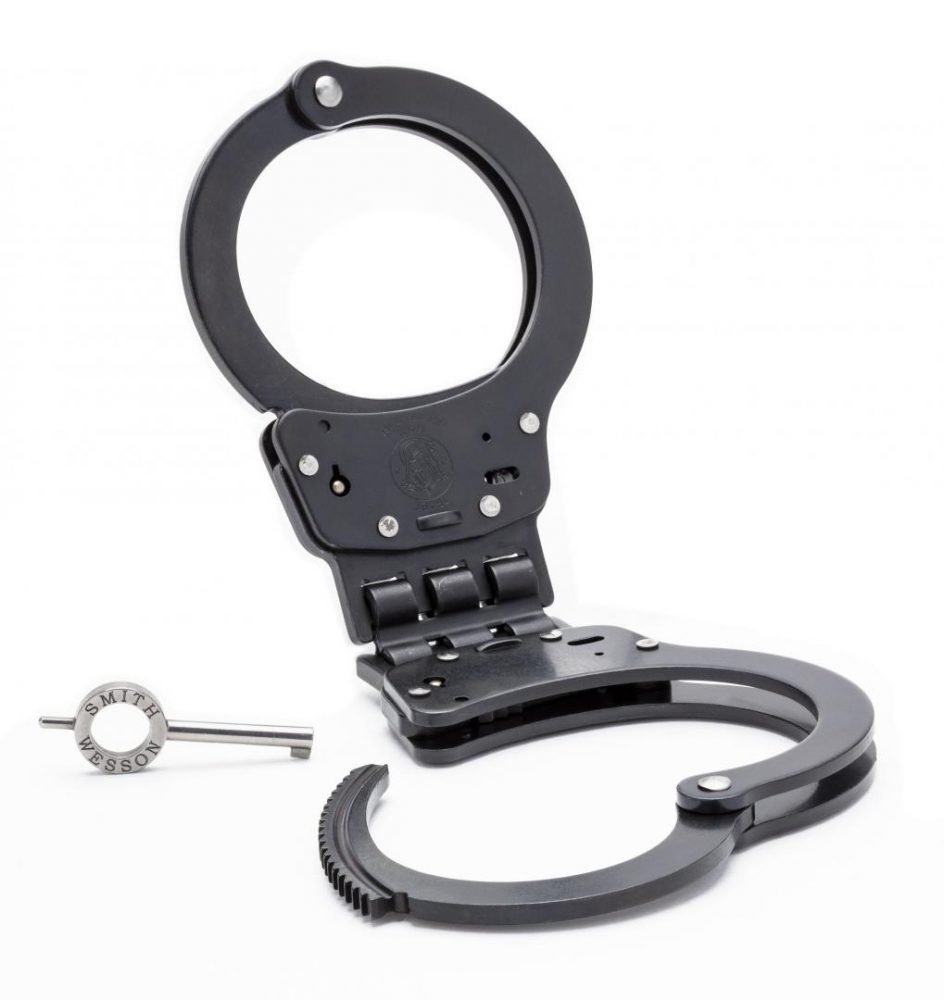 Smith & Wesson Model 300 Hinged Handcuffs - Blue or Nickel - Tactical & Duty Gear